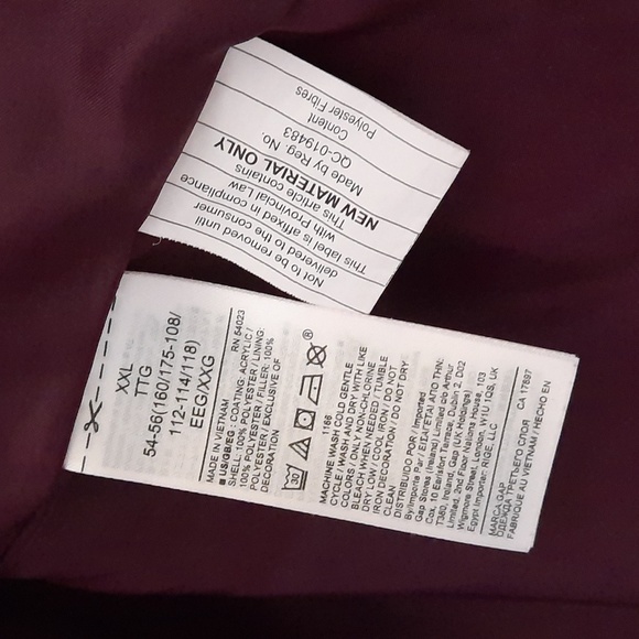 GAP Puffy Vest ๐ Grape Purple - Picture 7 of 7